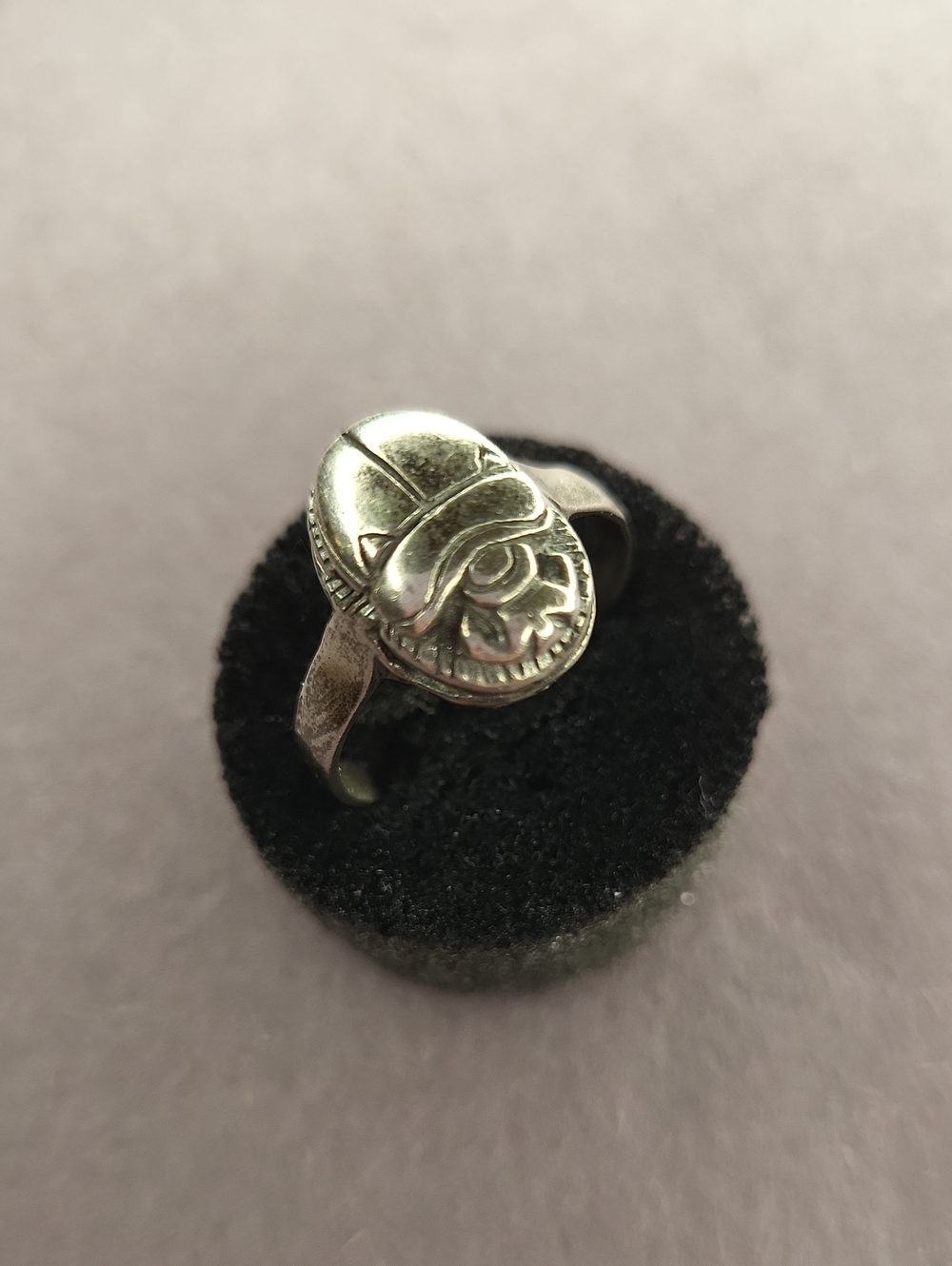 Sterling Silver Scarab Ring